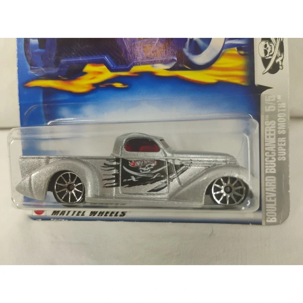 2003 Hot Wheels #084 Boulevard Buccaneers 5/5 Super Smooth Silver Pickup Truck‎